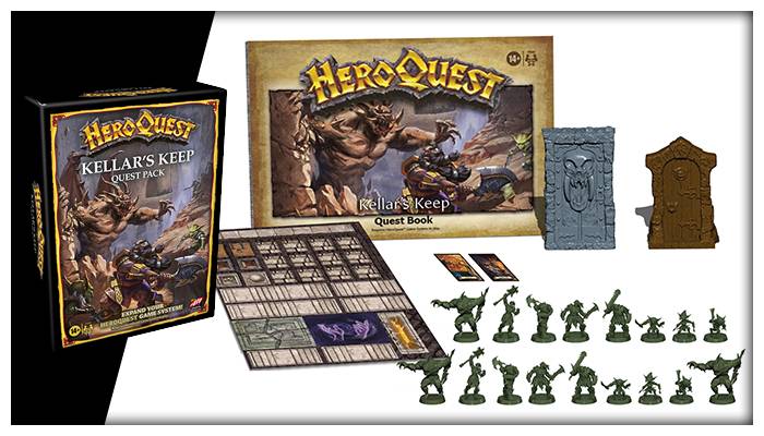 HeroQuest - La Forteresse de Kellar - Magasin de jeu - 3dés