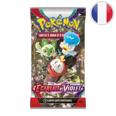 Booster Écarlate et Violet - Pokémon FR - Magasin de jeu - 3dés